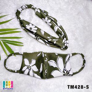 Annaella Headband / Turban & Face Mask Set, TM428S